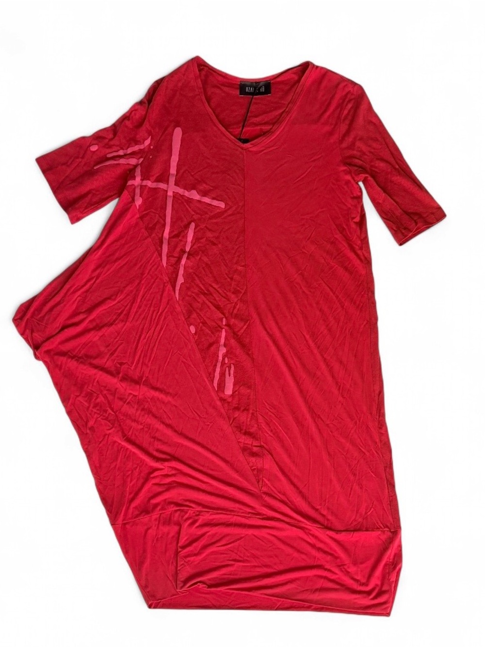 Red Midi Dress by Ozai n Ku